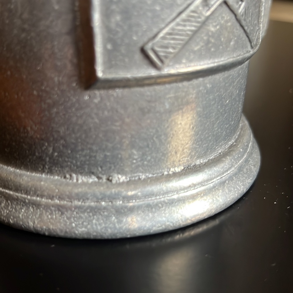 Vintage Catson Freeport Pewter Tennis Pint Tankard Stein Mug - Picture 8 of 9